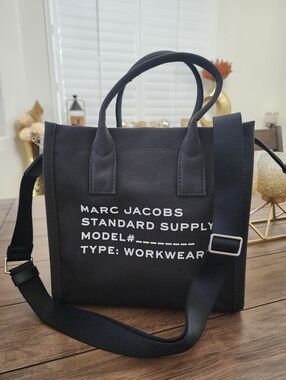 Marc Jacobs Black Canvas Workwear Tote - Standard Supply NWTs